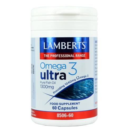 Lamberts Omega 3 Ultra 60 Capsules 1300mg